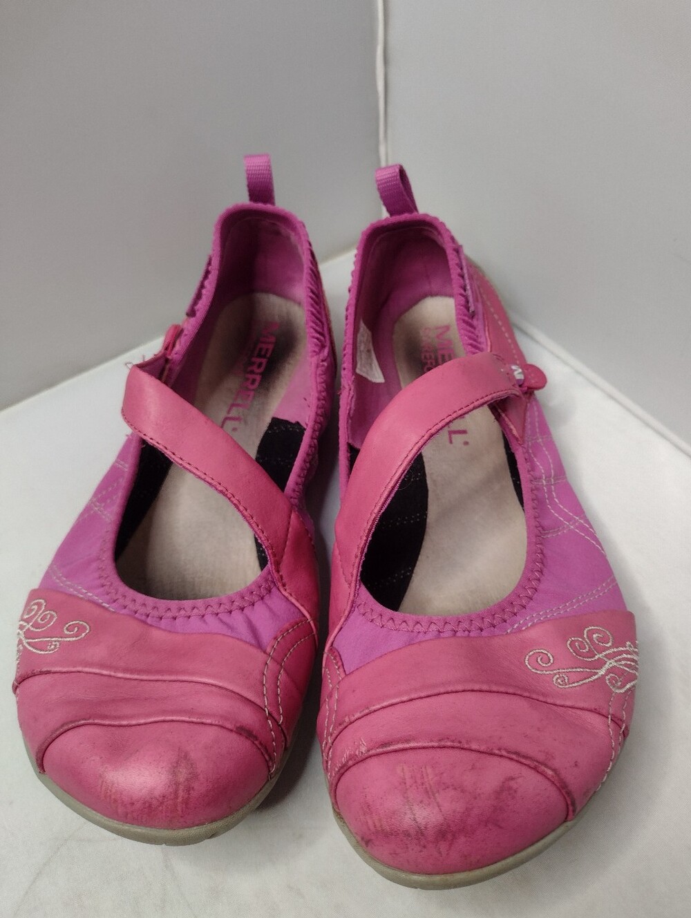 Merrell Wonder Glove Barefoot Mary Jane Flats Women's 8.5 Mulberry Outdoor YY